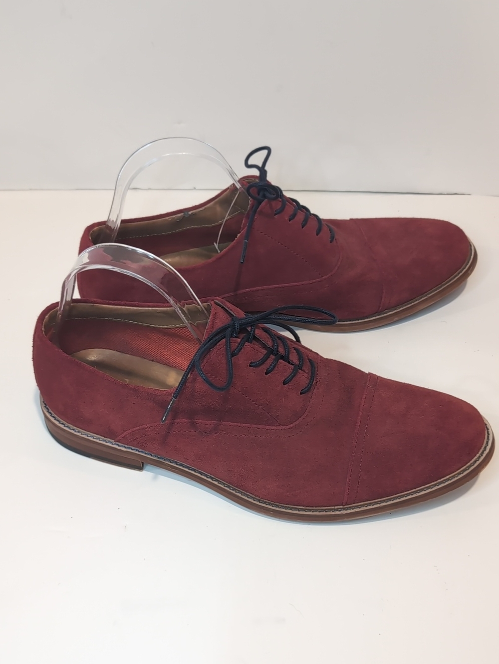 Aldo Red Suede Oxford Shoes Size 9